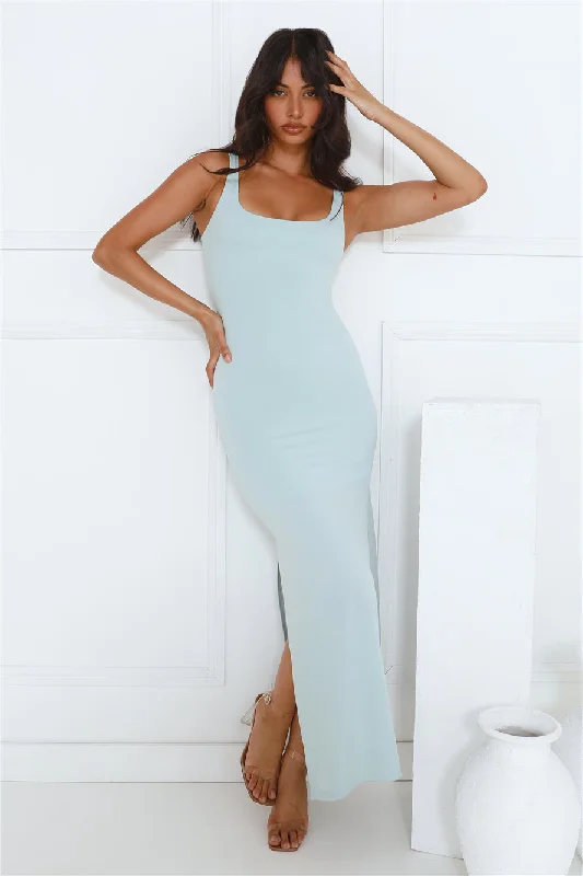 Sleek 'Fit Maxi Dress Sage