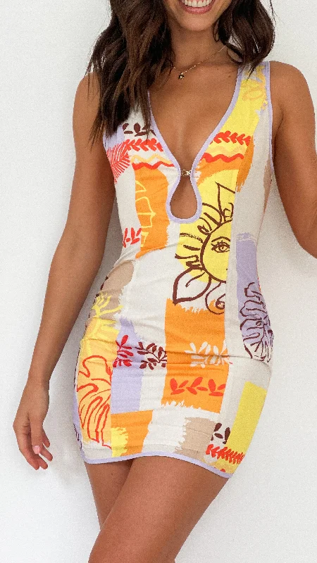 Palama Mini Dress - Palama Print