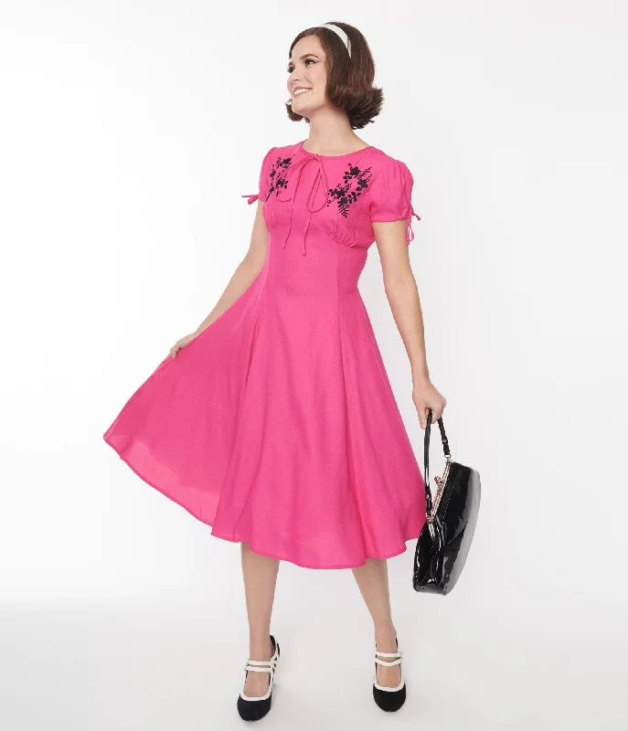 Fuschia Ava Swing Dress