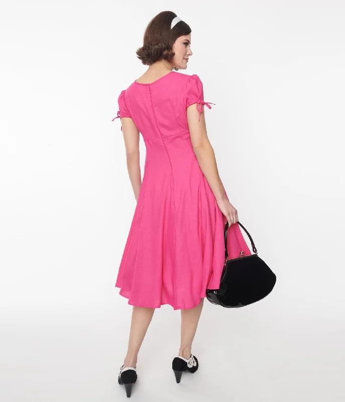 Fuschia Ava Swing Dress