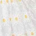 Smak Parlour White Daisy Off the Shoulder Babydoll Dress