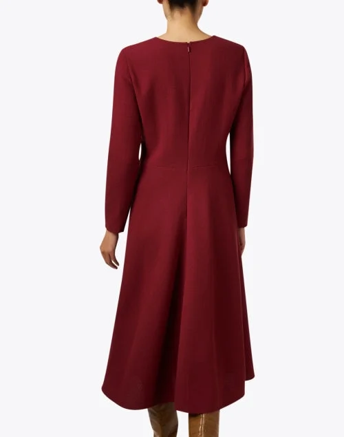 Burgundy Wool Dress