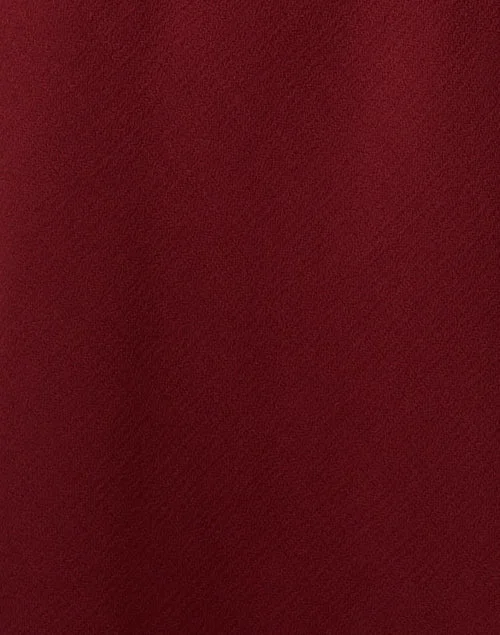 Burgundy Wool Dress