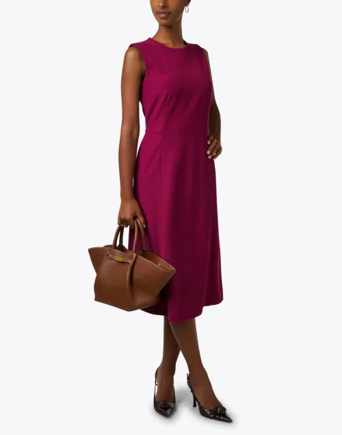 Fuchsia Fit and Flare Dress