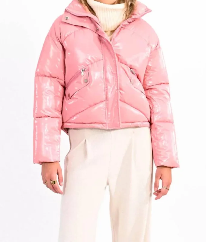 Pink Puffer Jacket