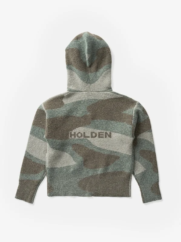 W CHALET HOODIE - Green Camo