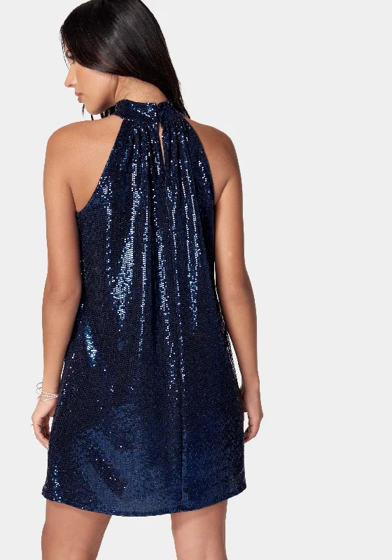 A Line Disco Dot Dress