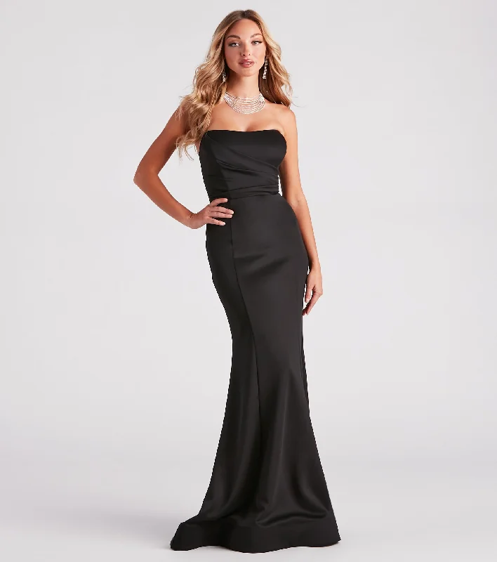 Amy Formal Strapless Mermaid Dress