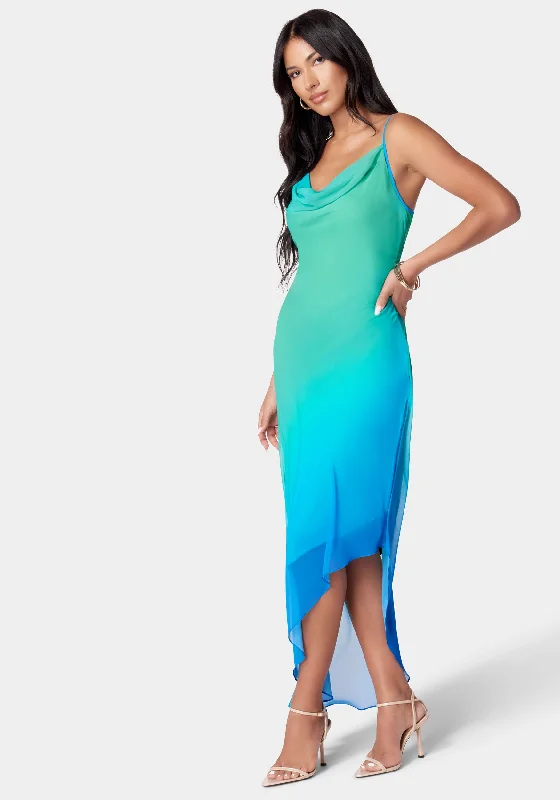 Asymmetrical Ombre Dress