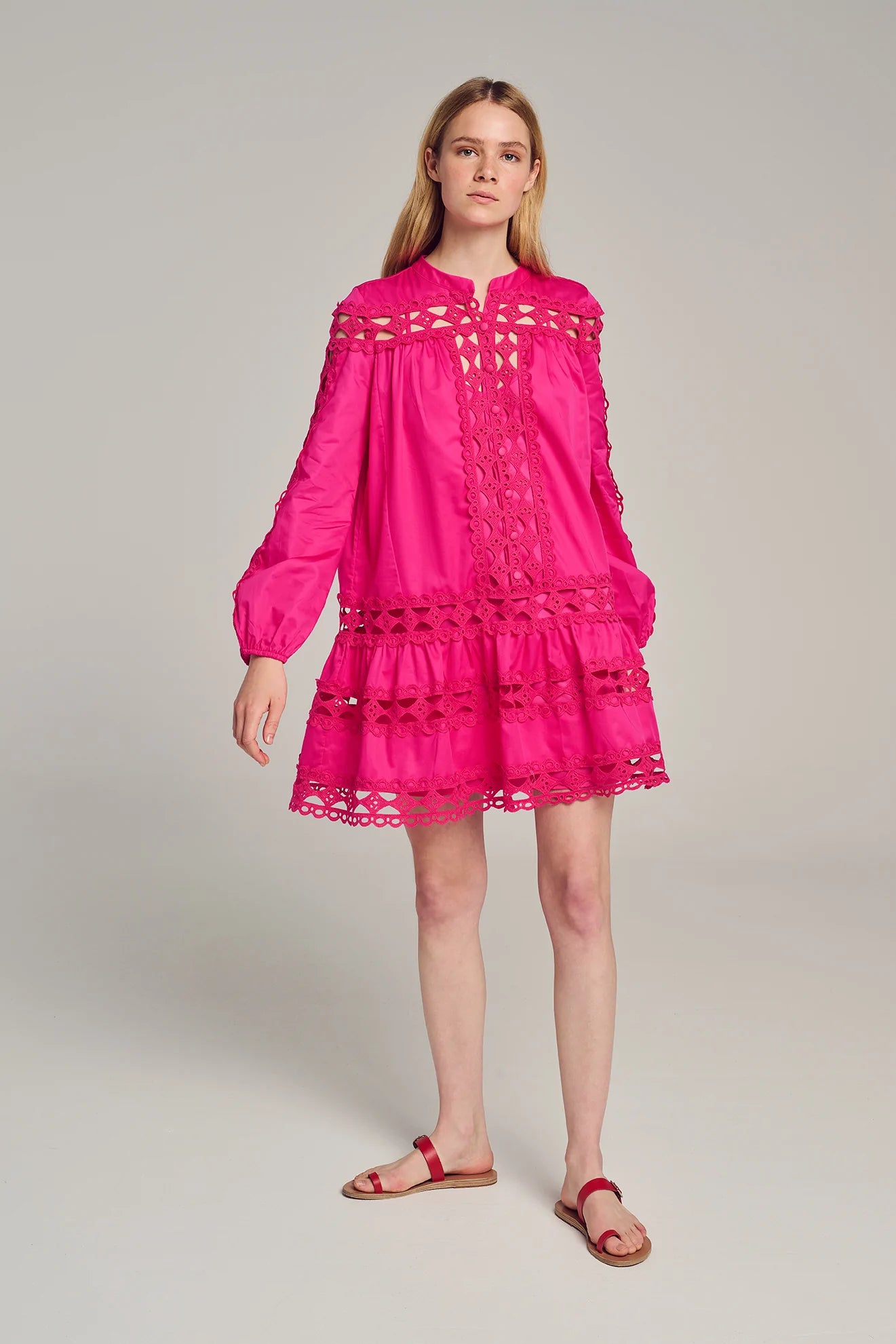 Ithaki Dress- Fushia