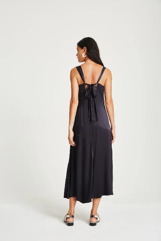 Kaia Slip Dress- Navy