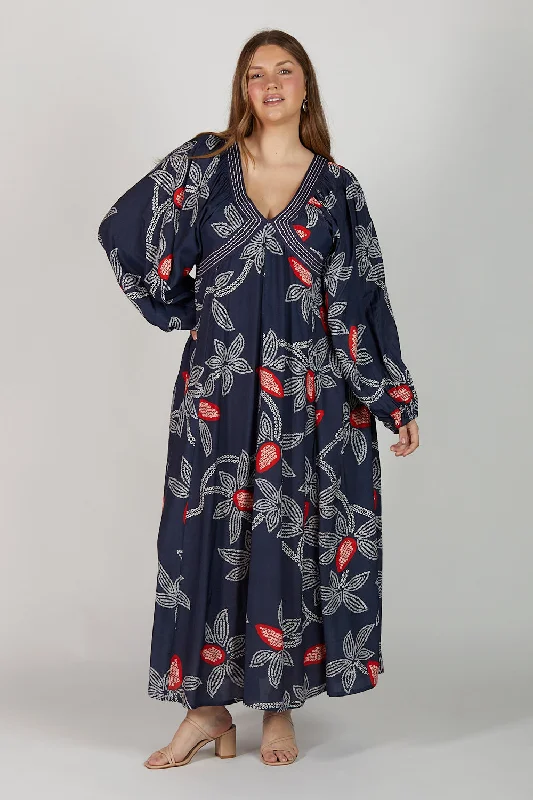 Margot Maxi Dress in Ikebana