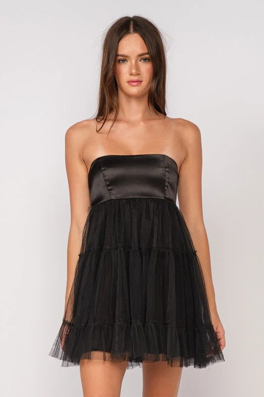 Strapless Tulle Dress