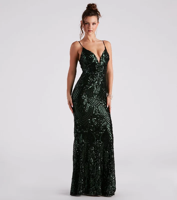 Viviana Formal Sequin Mermaid Dress