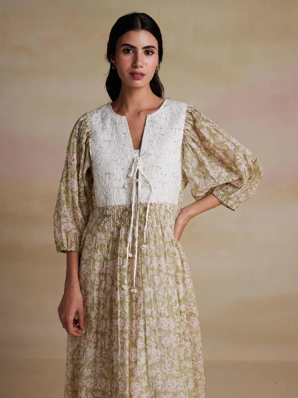 Watercress Chintz Dress