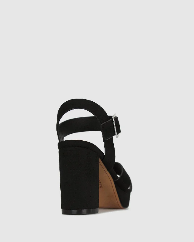 BURROW Block Heel Platform Sandals