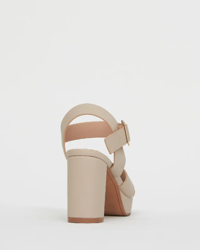 BURROW Block Heel Platform Sandals