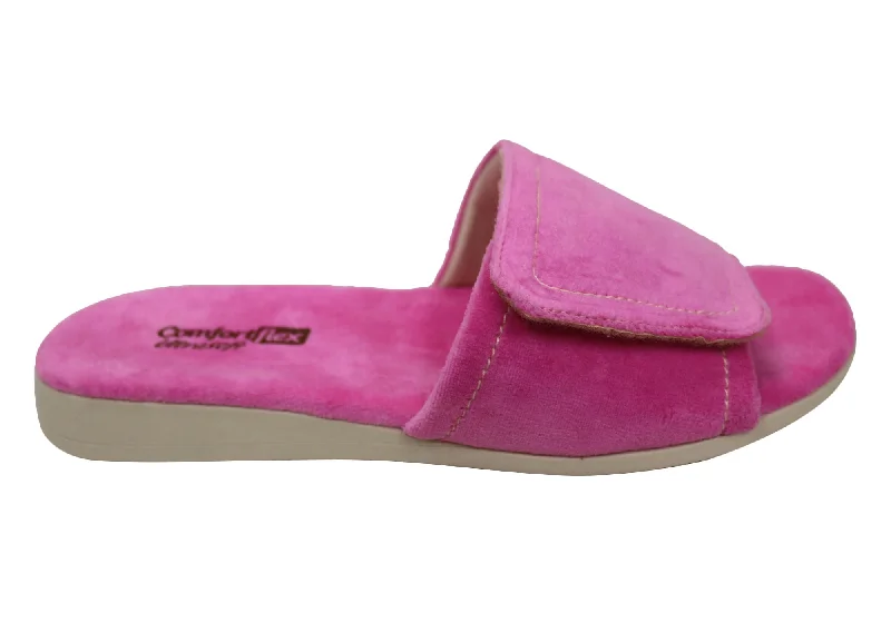 Comfortflex Relax Relaxo Womens Open Toe Slippers Made In Brazil