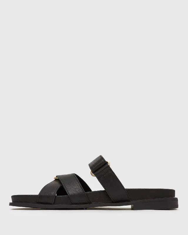 PRE-ORDER ENZO Leather Casual Slides