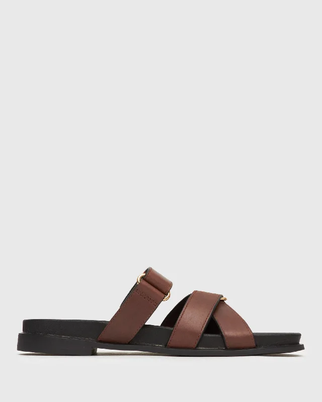 PRE-ORDER ENZO Leather Casual Slides