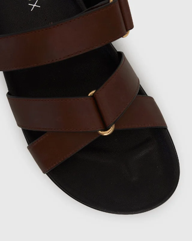 PRE-ORDER ENZO Leather Casual Slides