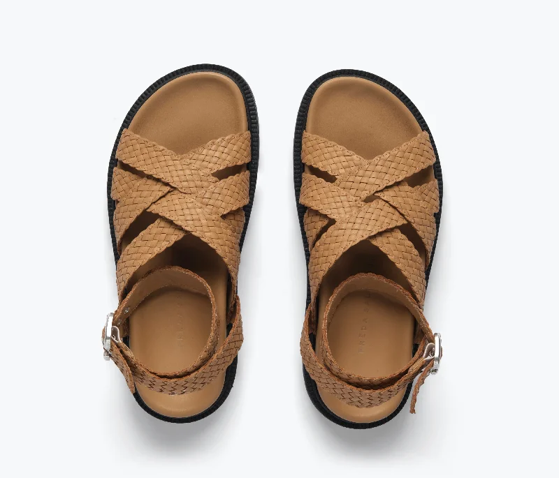 GLEN WOVEN FOOTBED SANDAL