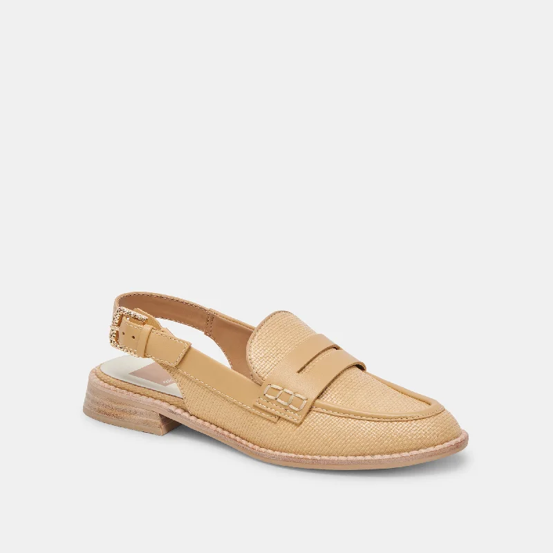 HARDI LOAFERS LT NATURAL RAFFIA