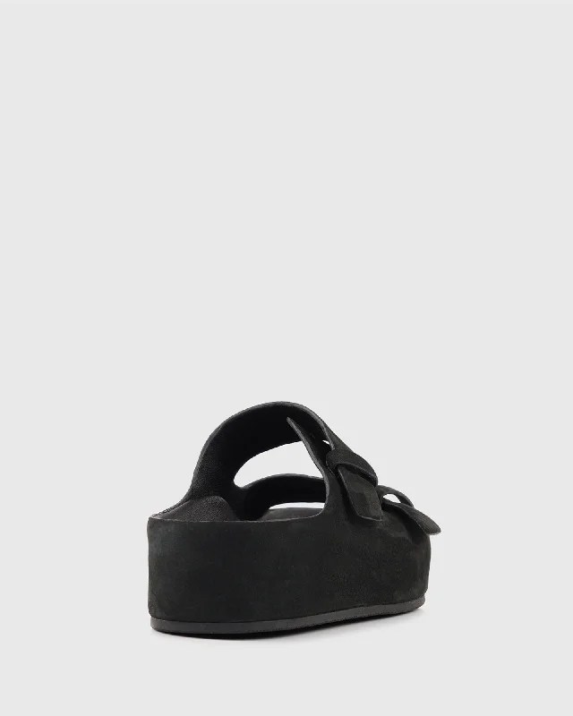 PRE-ORDER SAMIRA Nubuck Flatform Slides