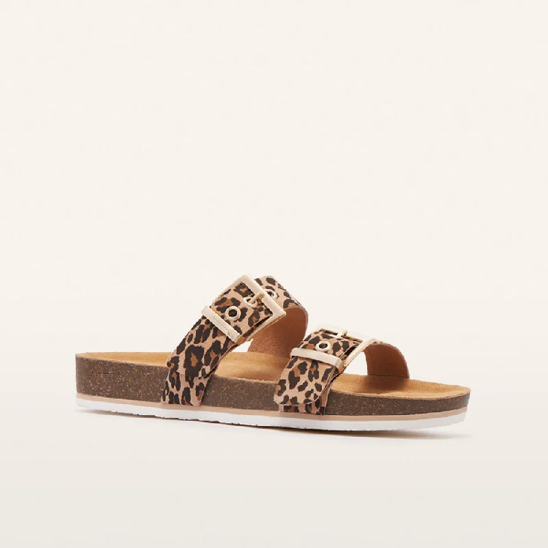 Sandy III Camel Leopard Print