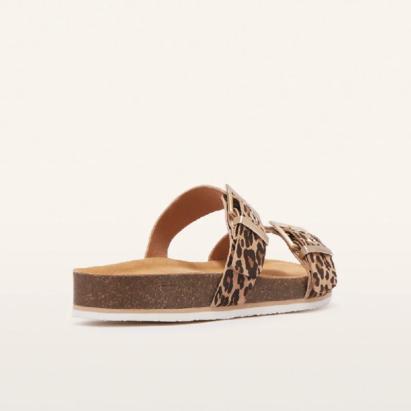 Sandy III Camel Leopard Print