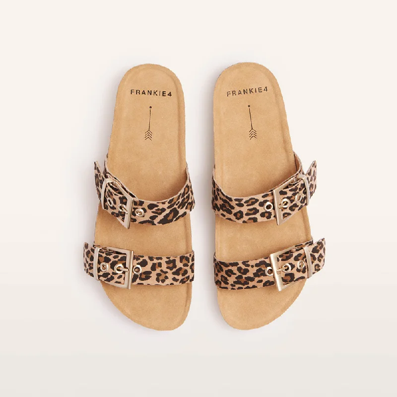 Sandy III Camel Leopard Print