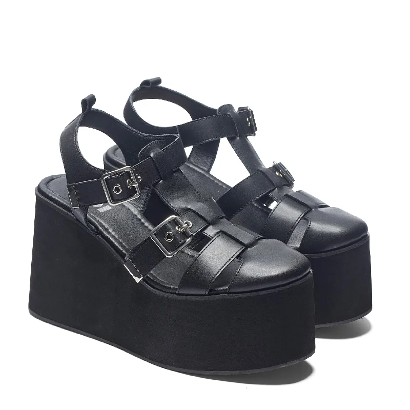 Soulcraft Mega Platform Sandals - Black