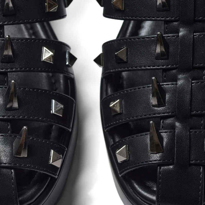 The Swordslayer Chunky Sandals - Black