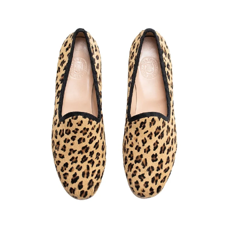 Women’s Pony Hair Leopard Slipper II