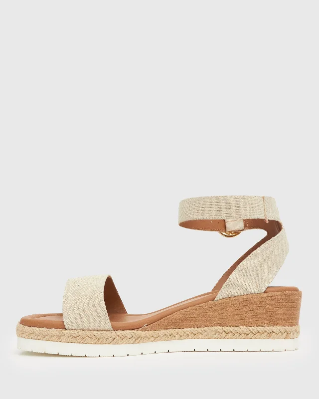 PRE-ORDER Wider Fit CARMA Low Wedge Sandals