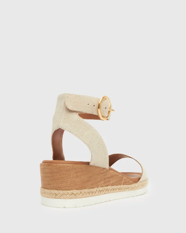 PRE-ORDER Wider Fit CARMA Low Wedge Sandals